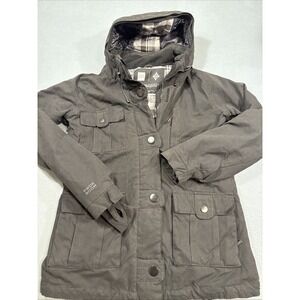 JACKET PRIMALOFT INSULATED WOMENS LRG BLK 3-1 Hooded Snowboard Ski Coat PWDR RM.